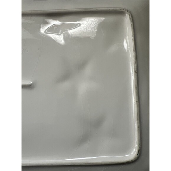 VTG American Flag Patriotic Chips & Dip Platter 4th Of July 16”x 10.5” x 1” Home - Picture 12 of 13